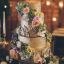 Picture of Beautifully decorated fairytale wedding cake