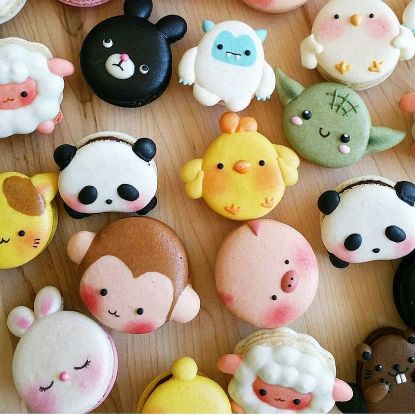 Picture of Adorably delicious cute macarons