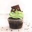 Picture of Mint flavored cupcakes