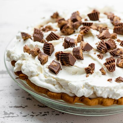 Picture of Chocolate peanut butter ice-cream pie