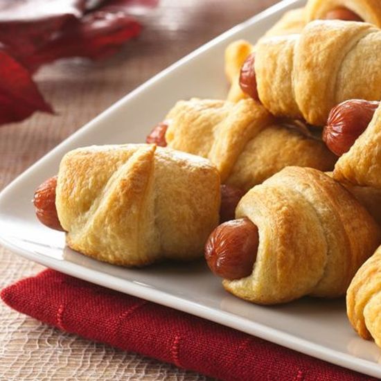 Picture of Delicious snacks Crescent Dogs Rolls