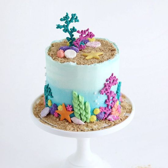 Picture of Under the sea theme cake
