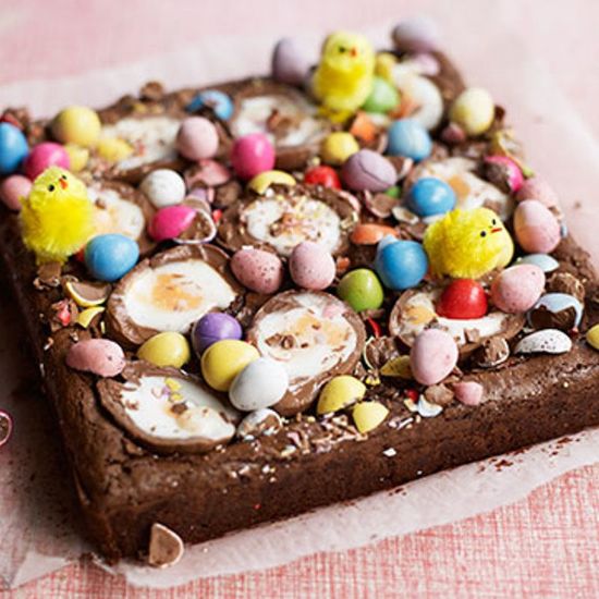 Picture of M&M Decorated brownie