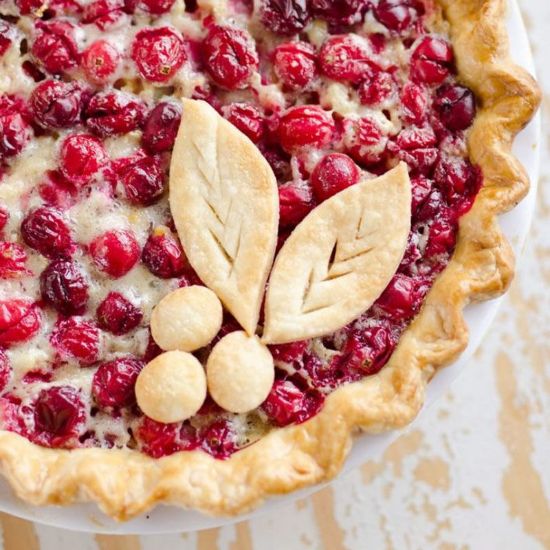 Picture of Berry custard pie