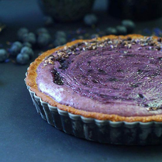 Picture of Berry custard pie