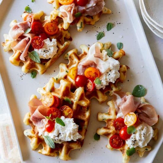 Picture of Cheese herb waffle