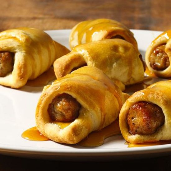 Picture of Delicious snacks Crescent Dogs Rolls
