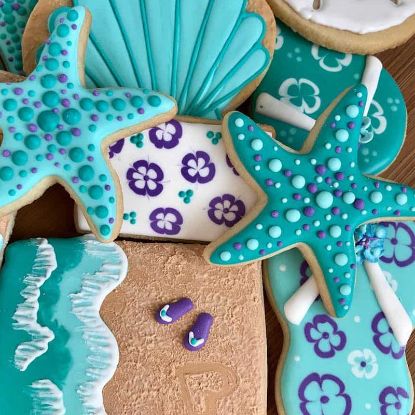 Picture of Ocean themed cookies