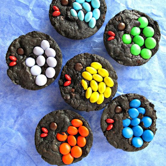 Picture of M&M Decorated brownie