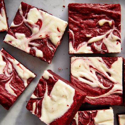 Picture of Red-flavored brownie