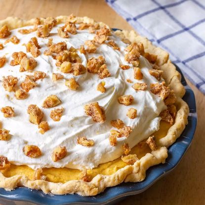 Picture of Fluffy pumpkin cream pie